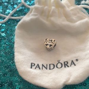 AUTHENTIC PANDORA MOM CHARM NEW WITH DUSTBAG